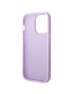 Guess iPhone 14 Pro Max Hülle Case Cover Saffiano Strap Violett
