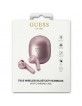 Guess Bluetooth in-ear headset TWS + charging station Purple Triangle Logo