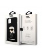 Karl Lagerfeld iPhone 14 Plus Magsafe Case Silicone Ikonik Black