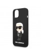 Karl Lagerfeld iPhone 14 Magsafe Case Cover Silicone Ikonik Black