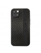 AMG Mercedes iPhone 13 Case Cover Carbon Stripe Black