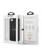 Guess iPhone SE 2022 / 2020 / 8 / 7 Case Cover Saffiano Strap Black