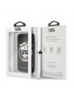 Karl Lagerfeld iPhone XS / X Tasche / Book Case Karl Sailor Schwarz