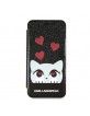 Karl Lagerfeld iPhone XS / X Tasche / Book Case Valentine Schwarz