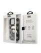 Karl Lagerfeld iPhone 13 Pro Case Cover Monogram Ikonik Patch Black