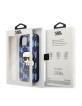 Karl Lagerfeld iPhone 13 Hülle Case Cover Monogram Ikonik Patch Blau