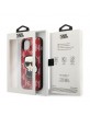 Karl Lagerfeld iPhone 13 Case Cover Monogram Ikonik Patch Red