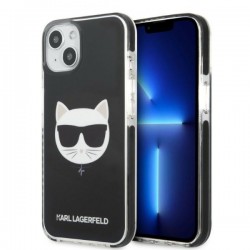 Karl Lagerfeld iPhone 13 Case Cover Choupette Head Black