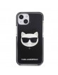 Karl Lagerfeld iPhone 13 Case Cover Choupette Head Black