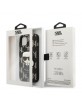 Karl Lagerfeld iPhone 13 mini Hülle Case Cover Monogram Ikonik Patch Schwarz
