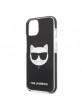 Karl Lagerfeld iPhone 13 mini Case Cover Choupette Head Black