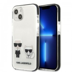 Karl Lagerfeld iPhone 13 mini Case Cover Karl & Choupette White
