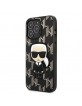 Karl Lagerfeld iPhone 13 Pro Max Case Cover Monogram Ikonik Patch Black