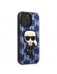 Karl Lagerfeld iPhone 13 Pro Max Case Cover Monogram Ikonik Patch Blue