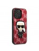 Karl Lagerfeld iPhone 13 Pro Max Case Cover Monogram Ikonik Patch Red