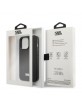 Karl Lagerfeld iPhone 13 Pro Max Case Cover Saffiano Plaque Black