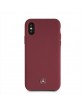 Mercedes iPhone XS / X Case Cover Silicone Line Red