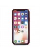 Mercedes iPhone XS / X Hülle Case Cover Silicone Line Rot