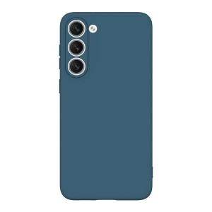 Beline Samsung S23 Hülle Case Cover Silikon Innenfutter Blau