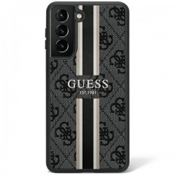 Guess Samsung S23 Ultra Case Cover 4G Stripe Grey