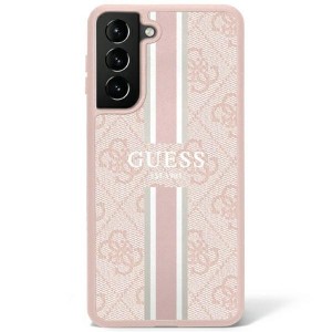 Guess Samsung S23 Ultra Hülle Case Cover 4G Stripe Rosa Pink