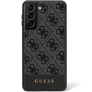 Guess Samsung S23 Plus Case Cover Stripe 4G Black