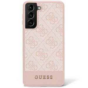 Guess Samsung S23 Plus Case Cover Stripe 4G Pink