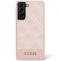 Guess Samsung S23 Hülle Case Cover Stripe 4G Rosa Pink