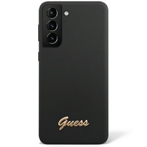 Guess Samsung S23 Case Cover Silicone Vintage Logo Black