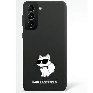 Karl Lagerfeld Samsung S23 Ultra Case Cover Silicone Choupette Black