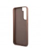 Guess Samsung S23 Plus Case Cover 4G Metal Logo Brown