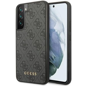 Guess Samsung S23 Plus Hülle Case Cover 4G Metal Logo Grau