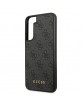 Guess Samsung S23 Case Cover 4G Metal Logo Grey