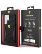 Ferrari Samsung S23 Ultra Case Cover Carbon Contrast Edges Black