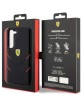 Ferrari Samsung S23 Plus Case Cover Hot Stamp Lines Black