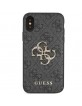 Guess iPhone XS / X Case Cover 4G Big Metal Logo Grey