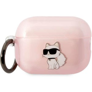 Karl Lagerfeld AirPods Pro 2 Hülle Case Cover Choupette Rosa