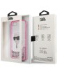 Karl Lagerfeld iPhone SE 2022 2020 8 7 Case Glitter Karl Pink