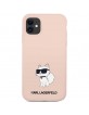 Karl Lagerfeld iPhone 11 Case Silicone Choupette Pink