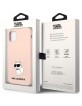 Karl Lagerfeld iPhone 11 Case Silicone Choupette Pink