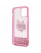 Karl Lagerfeld iPhone 12 / 12 Pro Case Cover Glitter Choupette Pink