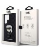 Karl Lagerfeld Samsung S23 Ultra Hülle Case Saffiano Ikonik Schwarz