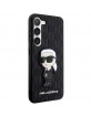 Karl Lagerfeld Samsung S23 Plus Case Saffiano Ikonik Black