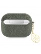 Guess AirPods Pro 2 Case Glitter Flake 4G Charm Green