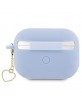 Guess AirPods Pro 2 Case Silicone Charm Heart Blue