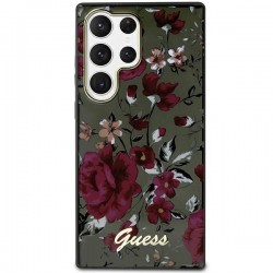 Guess Samsung S23 Ultra Case Cover Flower Collection Green