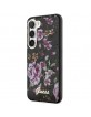 Guess Samsung S23 Plus Case Cover Flower Collection Black