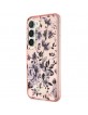 Guess Samsung S23 Plus Hülle Case Cover Flower Kollektion Rosa Pink