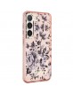 Guess Samsung S23 Plus Hülle Case Cover Flower Kollektion Rosa Pink