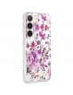 Guess Samsung S23 Plus Hülle Case Cover Flower Kollektion Weiß